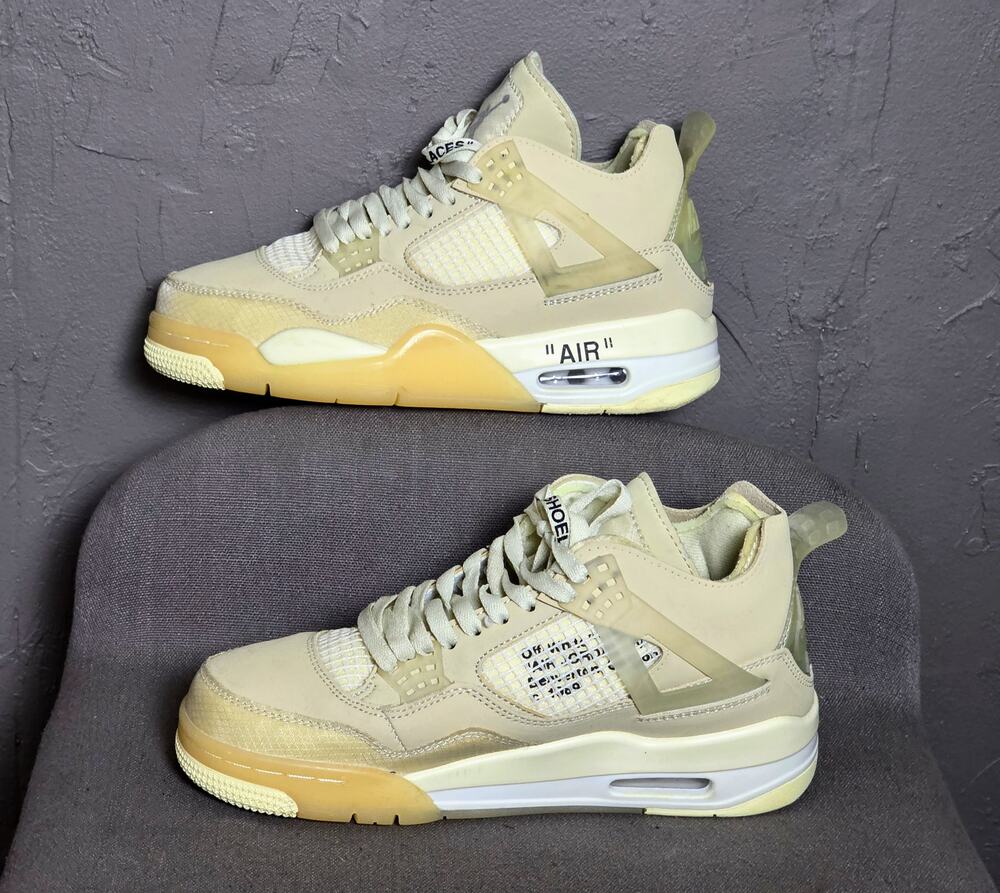 Off-White x Nike Air Jordan 4 Retro SP Sail (CV9388-100) Women’s 11 / Men’s 9.5